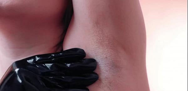  FemDom POV hairy armpits sweaty compilation video by Arya Grander